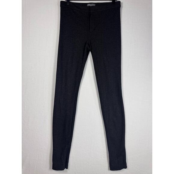VINCE Gray Skinny Ponte Knit Pants With Zippered Ankle Size 4 - Picture 1 of 9